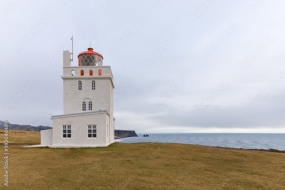 Dyrholaey Lighthouse in Vik, Iceland Dyrholaey Lighthouse in Vik, Iceland