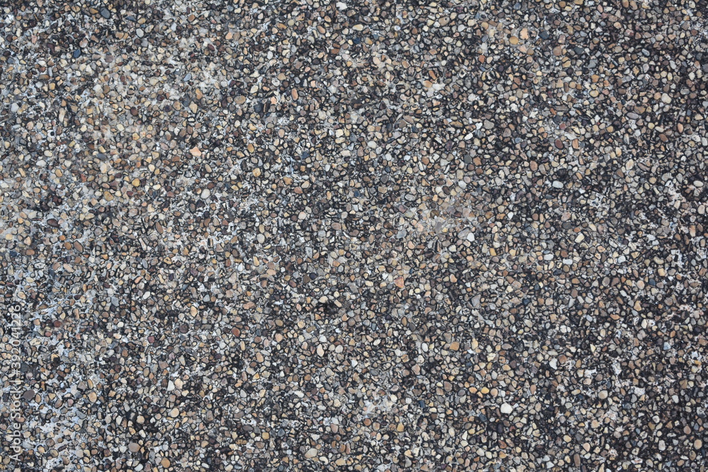 The texture of the cobblestone pattern background The texture of the cobblestone pattern background