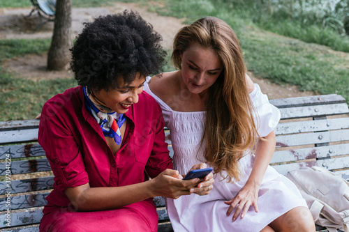 friends sending a message to someone else