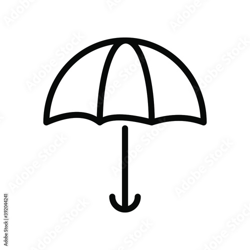 November rain. umbrella icon. umbrella sign. vector illustration