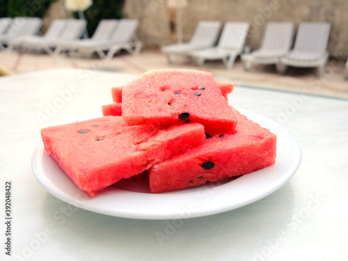 slices of watermelon