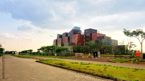 binus university building appearance