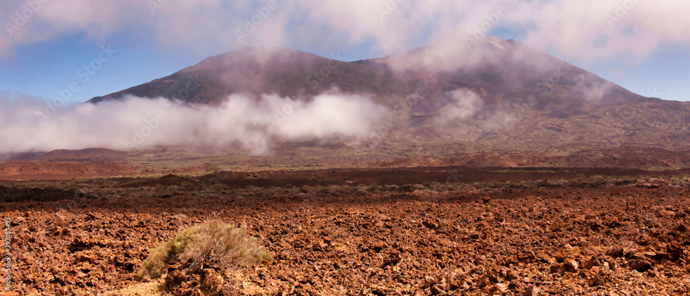 Fototapeta premium Widok na wulkan Teide. Teneryfa, Hiszpania