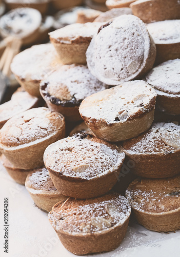 A pile of very delicious artisan Christmas mince pies