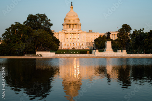 US Capitol Building and Reflecting Pool
