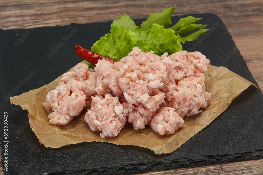Homemade pork minced meat for cooking Homemade pork minced meat for cooking