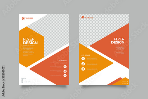poster flyer pamphlet brochure cover design layout space for photo background, vector illustration template in A4 size 