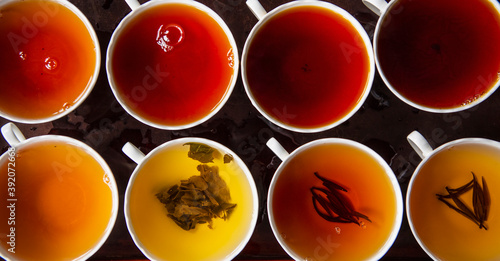 variations of tea strength at tea tasting in Sri Lanka