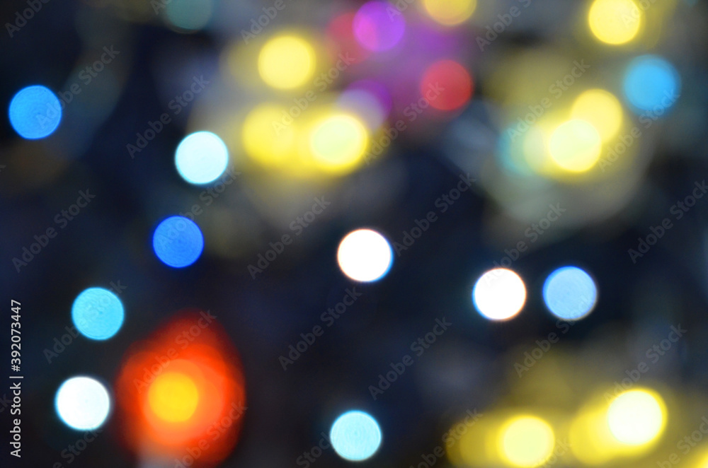 Red yellow blue and orange holiday bokeh. Abstract Christmas background new year background, no focus, blur, blurry Red yellow blue and orange holiday bokeh. Abstract Christmas background new year background, no focus, blur, blurry