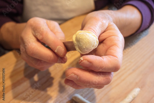 Homemade Southern Italian typical pasta 