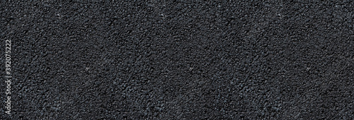 Foto Dark asphalt texture background, Road bitumen or tar texture banner