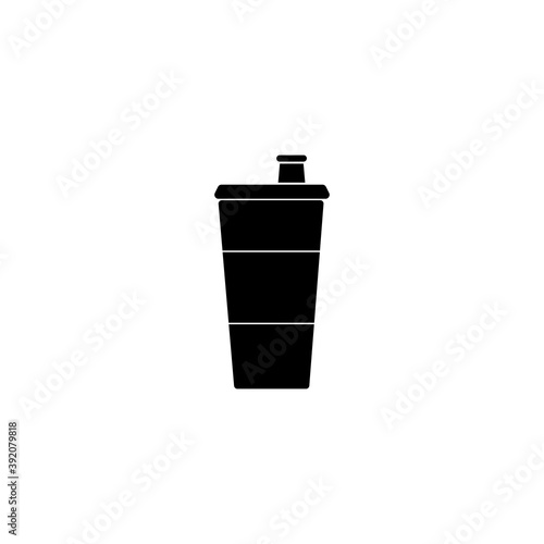 sport bottle icon set vector symbol