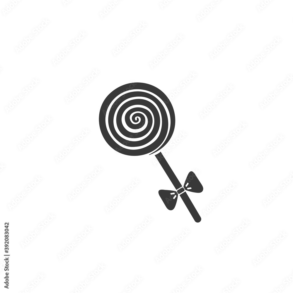 Candy icon in flat style. Vector illustration modern flat style Candy icon in flat style. Vector illustration modern flat style