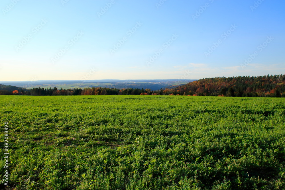 Blick in das herbstliche Heckengäu bei Holzbronn im Landkreis Calw Blick in das herbstliche Heckengäu bei Holzbronn im Landkreis Calw