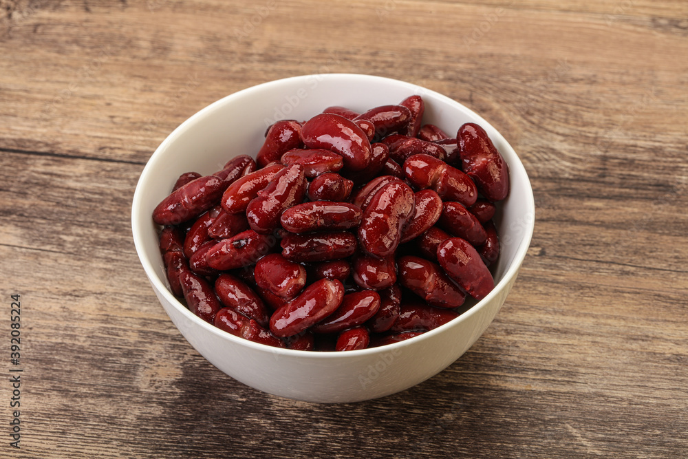 Canned red Kidney in the bowl Canned red Kidney in the bowl