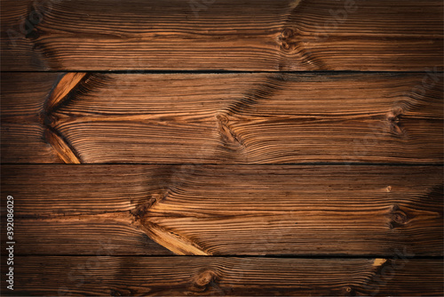 Dark brown vintage wooden planks background