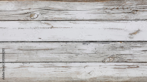 Background of white painted wooden planks