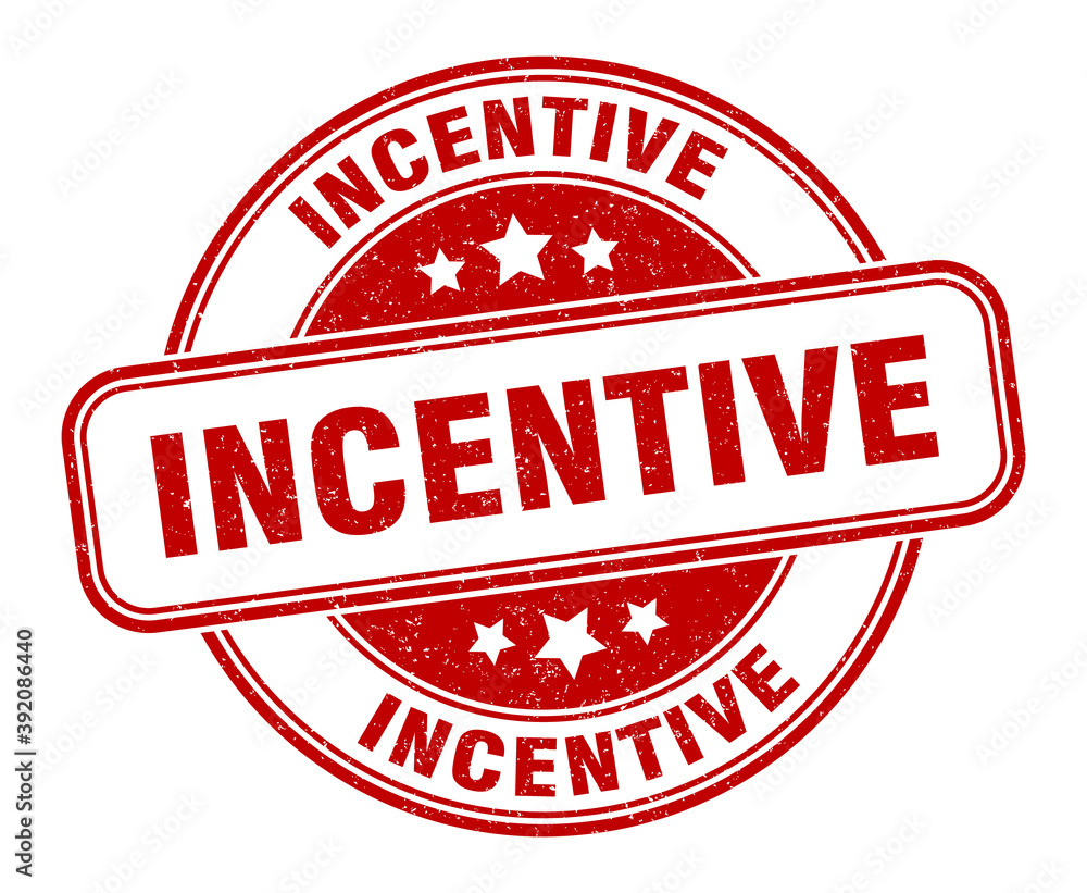 incentive stamp. incentive label. round grunge sign incentive stamp. incentive label. round grunge sign