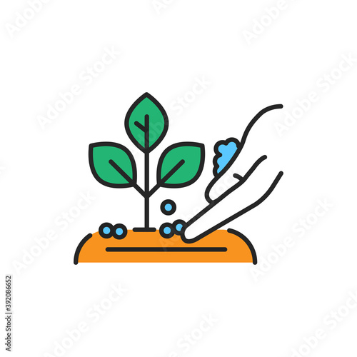 No pests color line icon. Pictogram for web page, mobile app, promo.