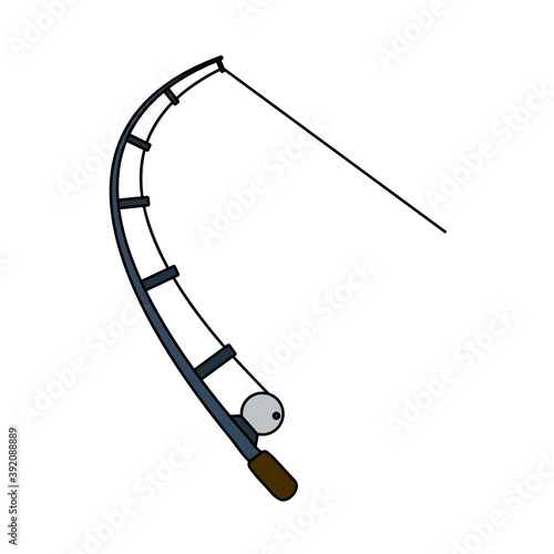 Icon Of Curved Fishing Tackle