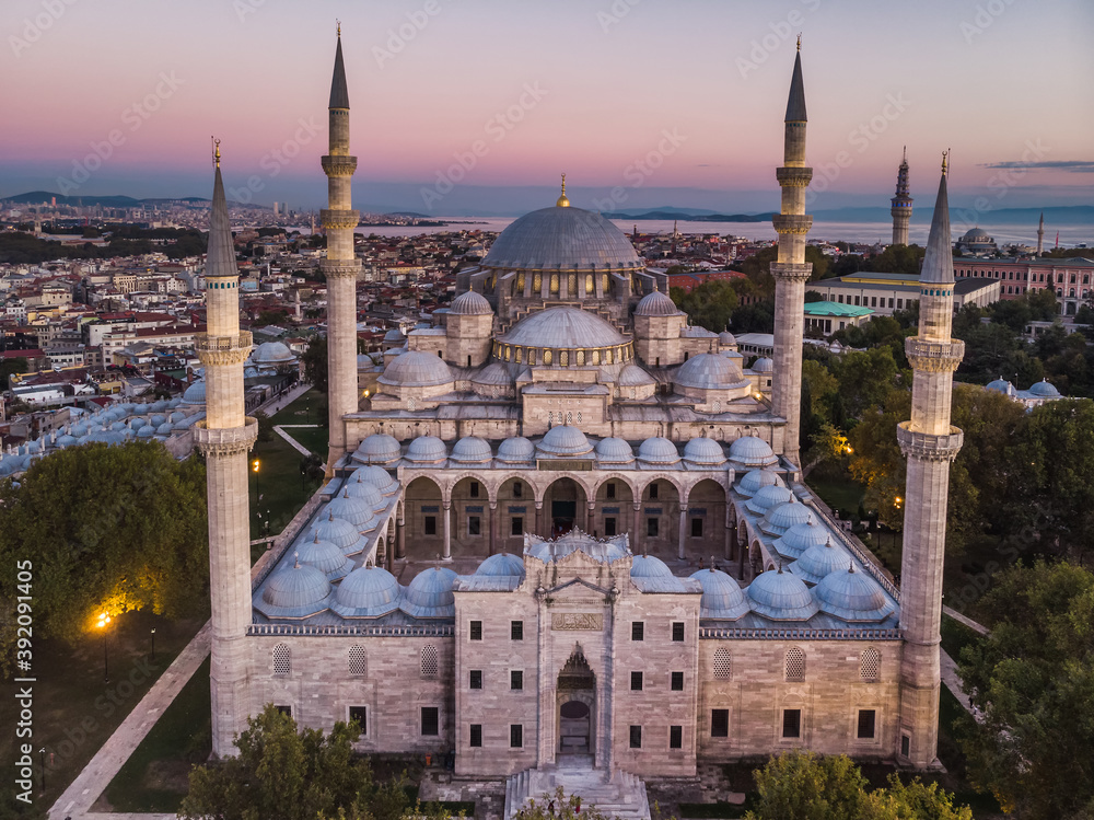 Naklejka premium Turkey aerial drone high point view