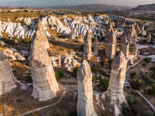 Turkey aerial drone high point view