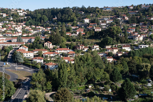 Panorama of the city of Le Puy en Velay