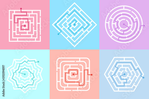 Maze game labyrinth