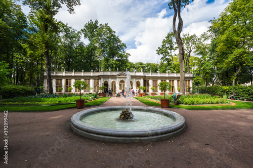 Fountain at Summer Garden in Saint-Petersburg