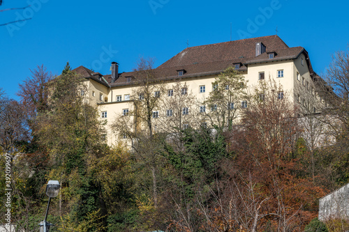 old monastery on kapuzinerberg in salzburg