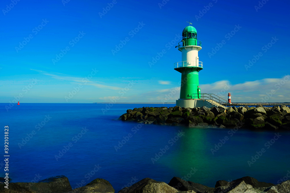 Obraz premium Leuchtturm in Warnemünde