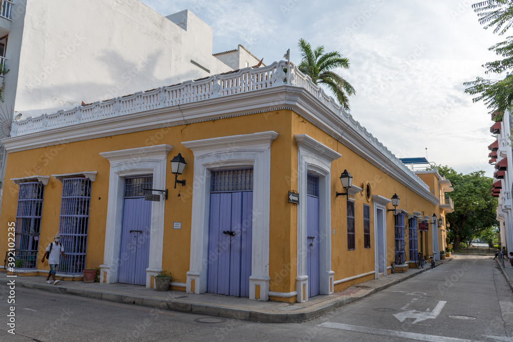 Casa colonial Cartagena, Colombia