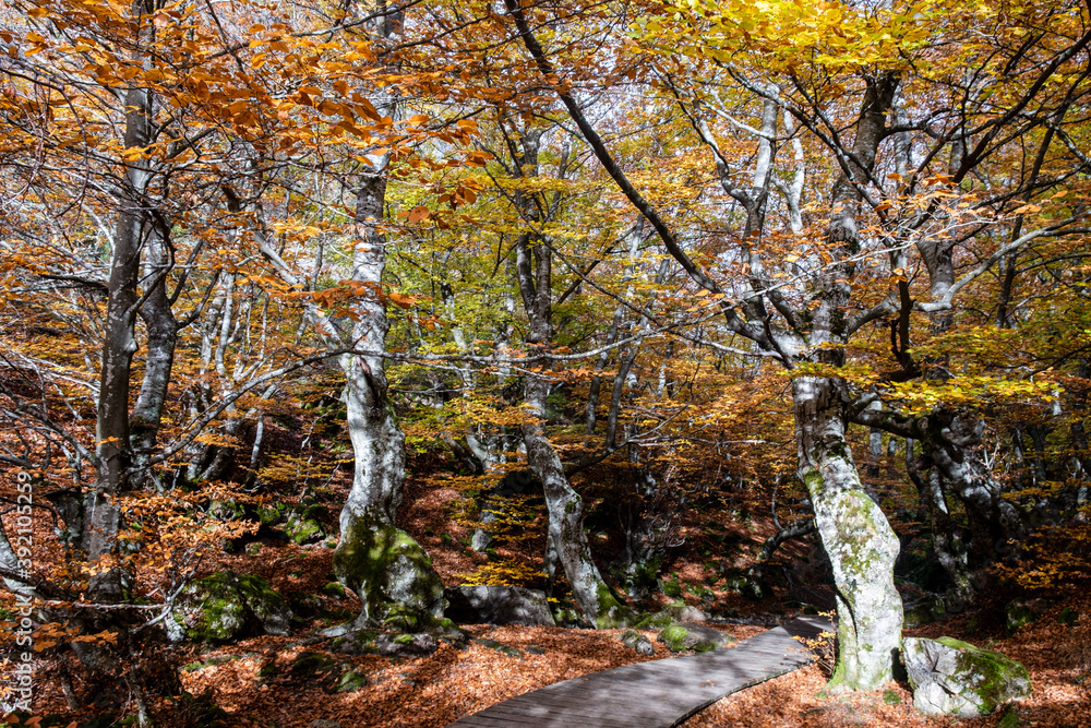 Fototapeta premium Ciñera de Gordón, Leon, Spain