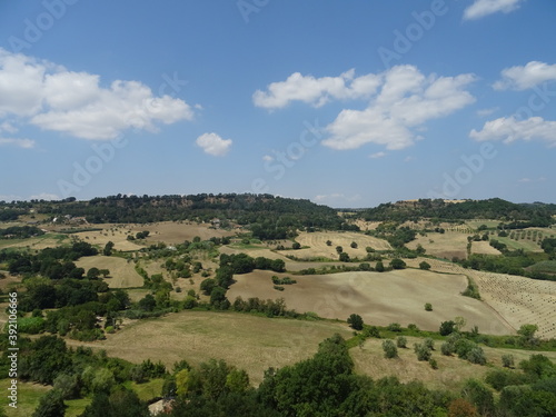 landscape of lazio region in italy