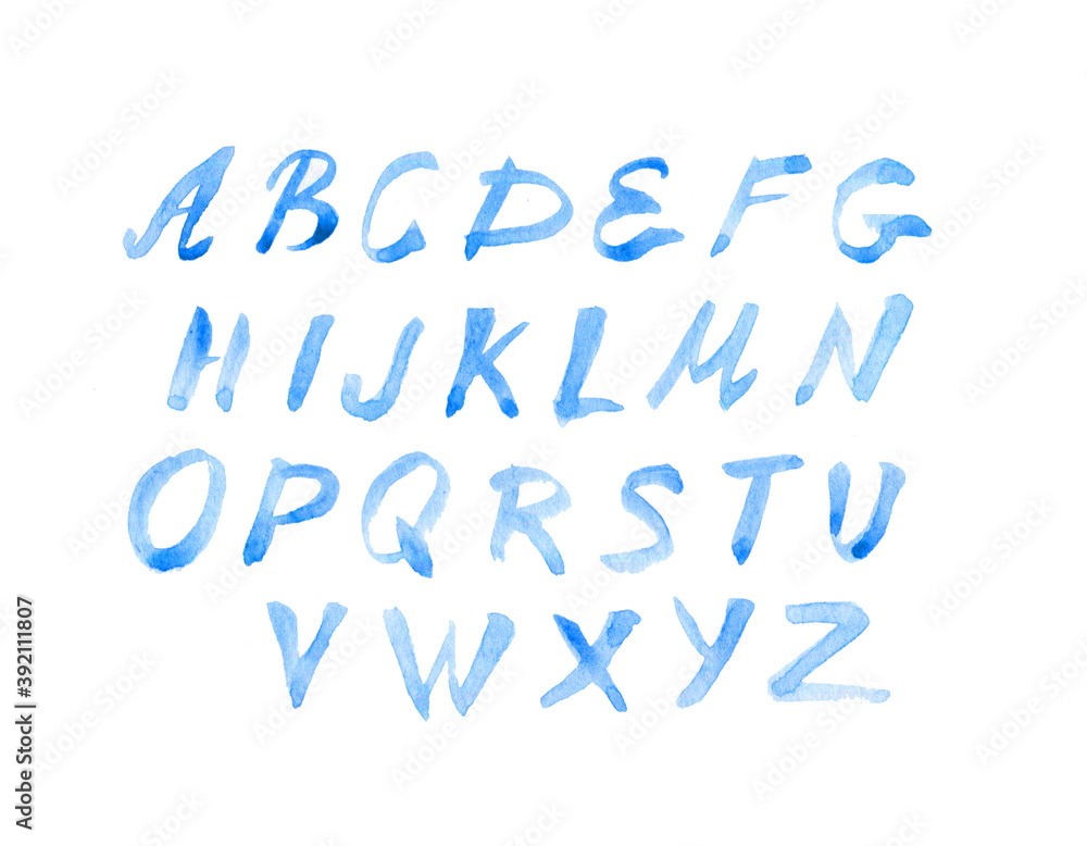 hand drawn alphabet hand drawn alphabet