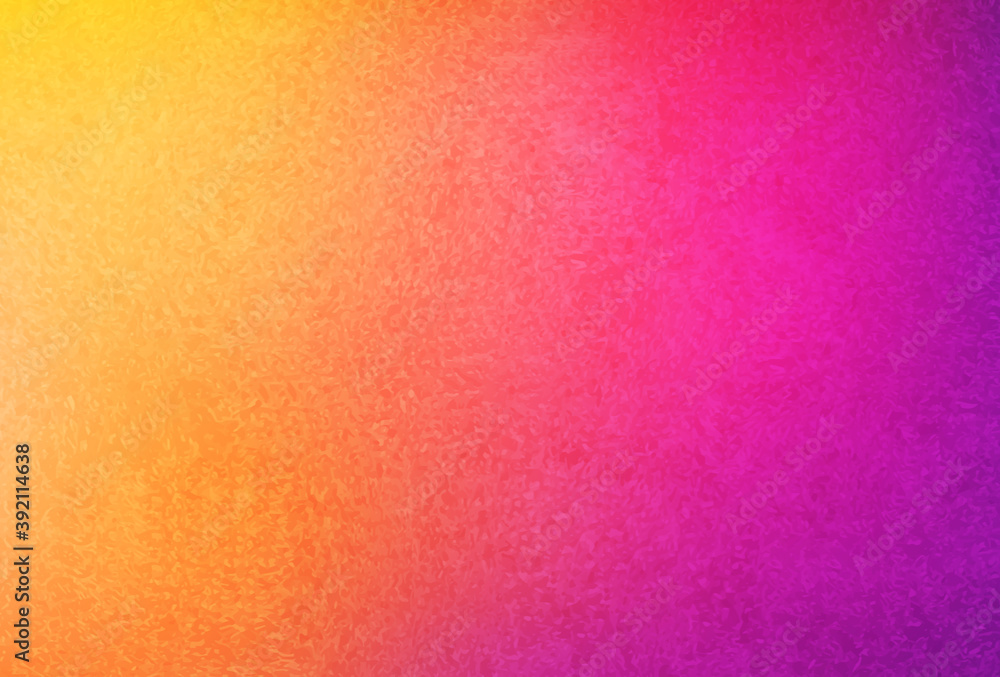 Frost design. Textured red orange and pink soft colorful background