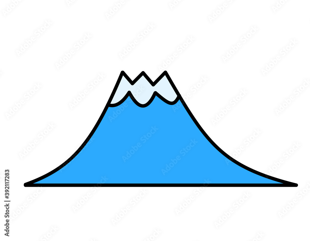 富士山３(青線線)