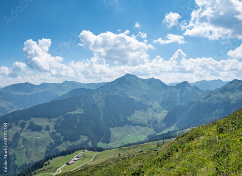 Landscape panorama in Tyrol, Austria