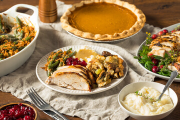 Homemade Thanksgiving Turkey Plate