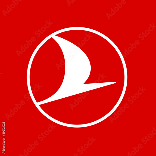 Logo of Turkish Airlines, the flag bearing airline of Turkish Republic. Scalable vector of THY logo.