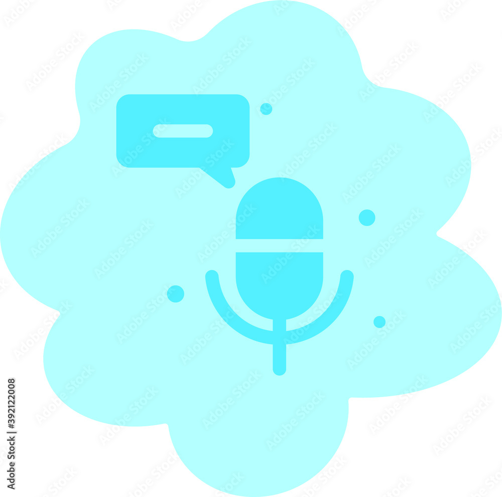 Fototapeta premium The Podcast Media Icon can be used for websites and other purposes