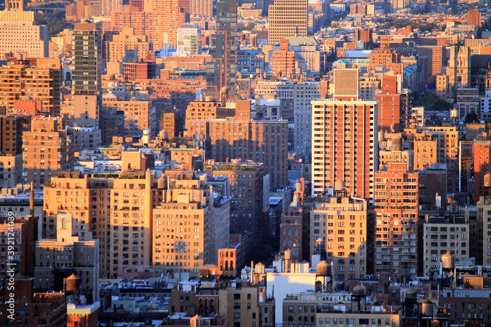 Sight of buildings in the upper west side of New York City