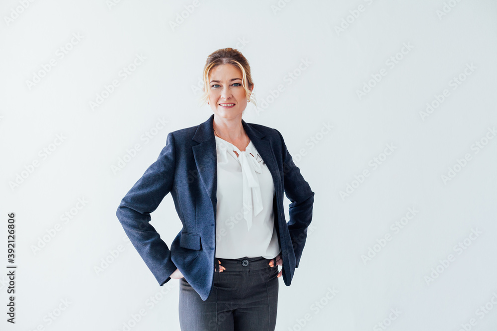 fashion business woman in business suit at work in the office fashion business woman in business suit at work in the office
