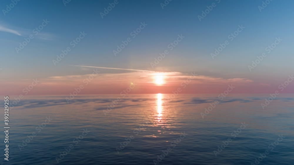 Loopable video of amazing sky and sea from boat Loopable video of amazing sky and sea from boat