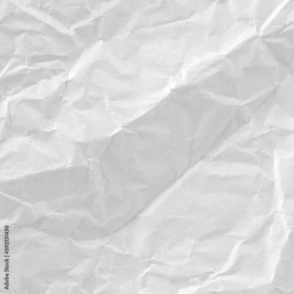 Texture of white crumpled paper Texture of white crumpled paper
