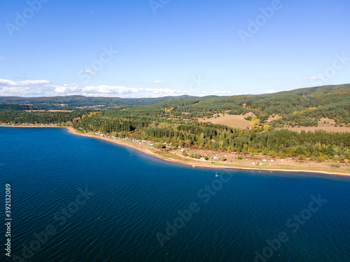 Iskar Reservoir near city of Sofia, Bulgaria