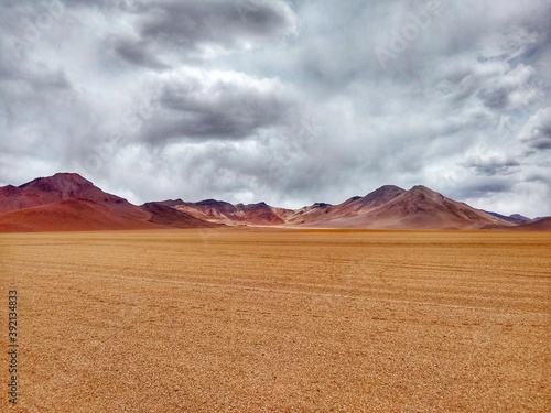 Dali's Desert in Bolivia, South America - part of the 3-days tour to the salt desert Salar de Uyuni, largest salt flat in the world. 