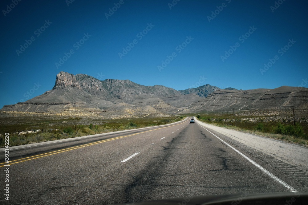 road to guadalupe mountains texas