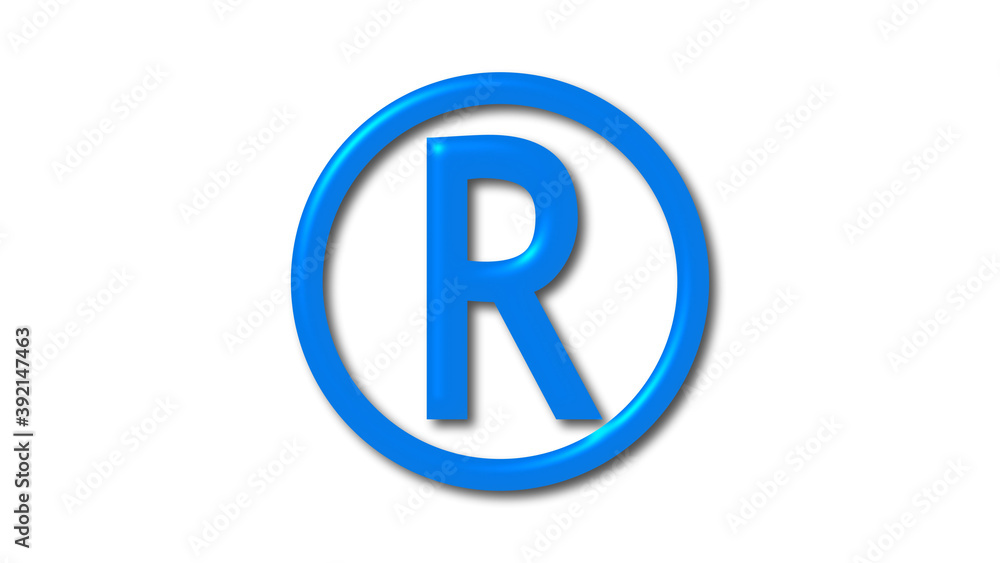 Aqua color R shiny 3d letter logo icon on white background, 3d letter logo Aqua color R shiny 3d letter logo icon on white background, 3d letter logo