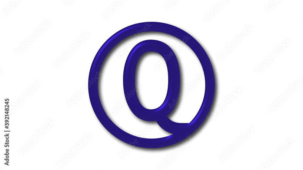 Amazing blue dark shiny Q 3d letter logo on white background, Q logo Amazing blue dark shiny Q 3d letter logo on white background, Q logo